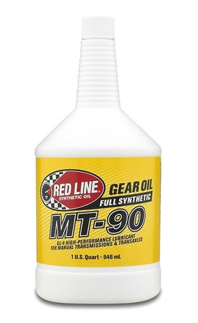 Red Line 75W90 Gear Oil MT-90 Manual Transmission GL-4 1 Quart
