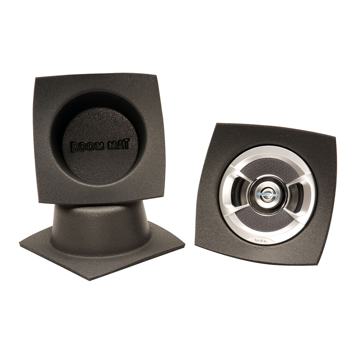 DEI Speaker Baffles 5.25in Round 6.5in Wide 6.5 Height 4in Deep Pair - 50320 by DEI - front view