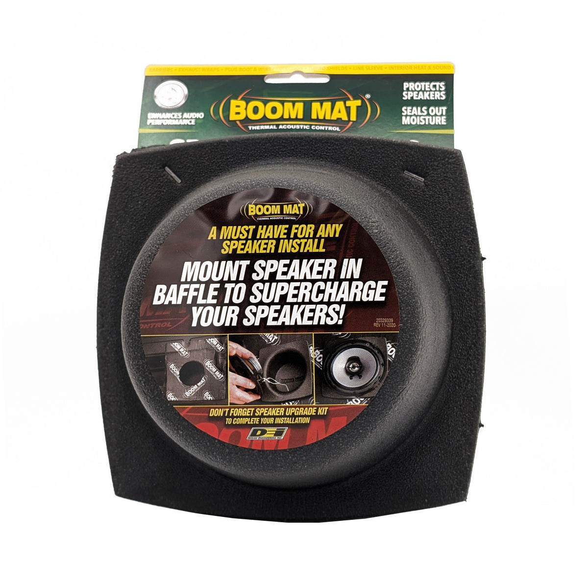 DEI Speaker Baffles 6.5in Round Pair - 50330 by DEI - front view