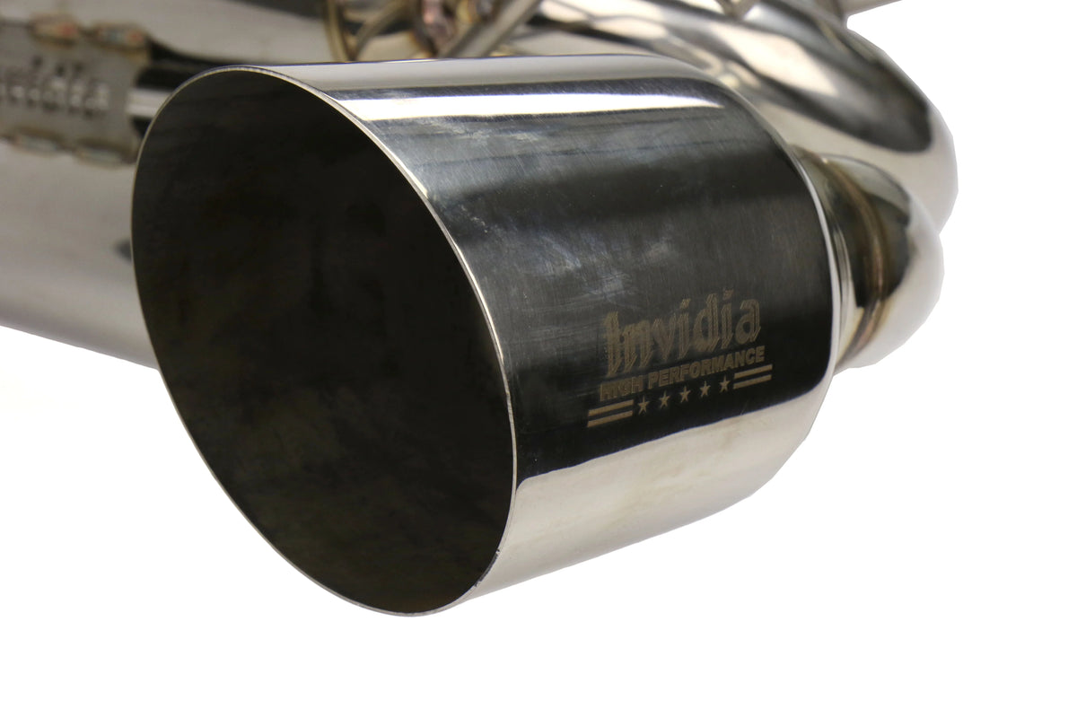 Invidia 12+ Subaru BR-Z/FR-S Gemini/R400 Single Layer Stainless Steel Tip Cat-back Exhaust - HS12SST7GM1SS