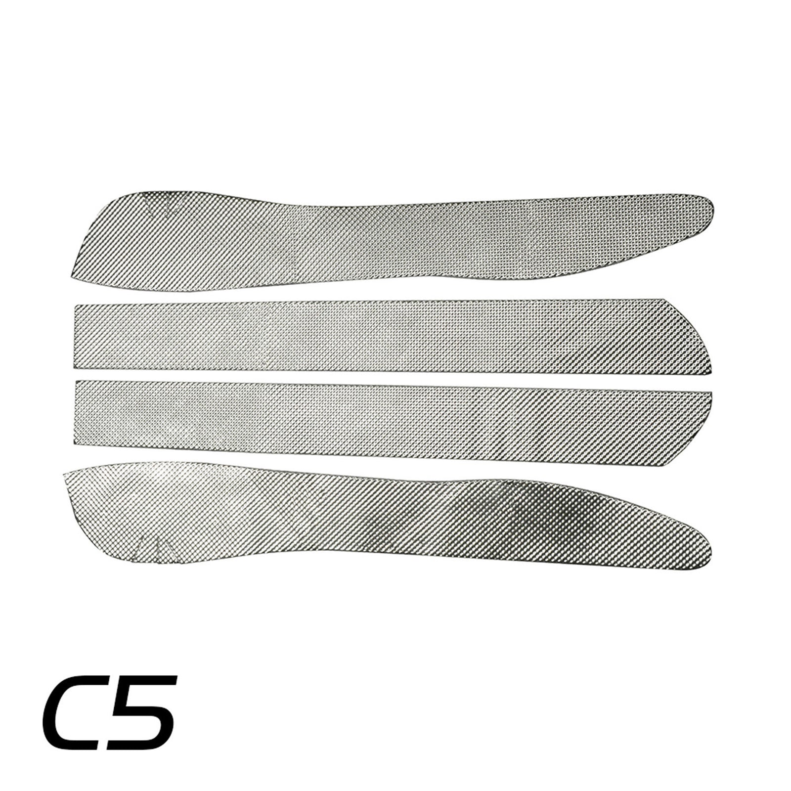DEI Corvette C5 Trans. Tunnel Shield - 50529 for 1997-2005 Chevrolet Corvette - front view