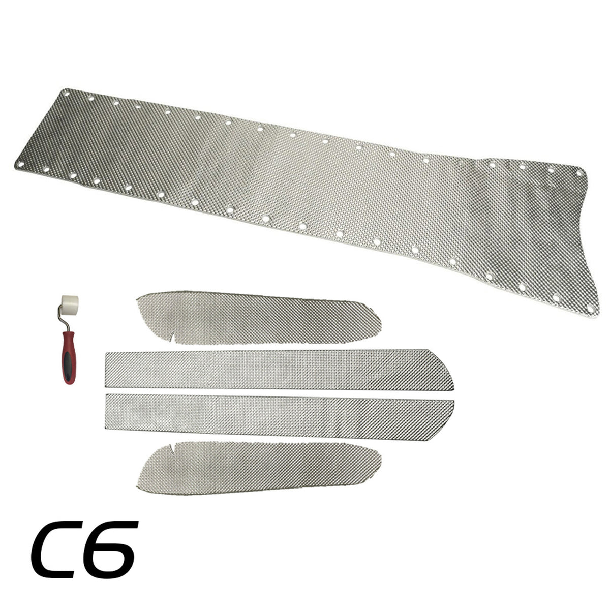 DEI Corvette C6 Trans. Tunnel Shield - 50532 for 2005-2013 Chevrolet Corvette - front view