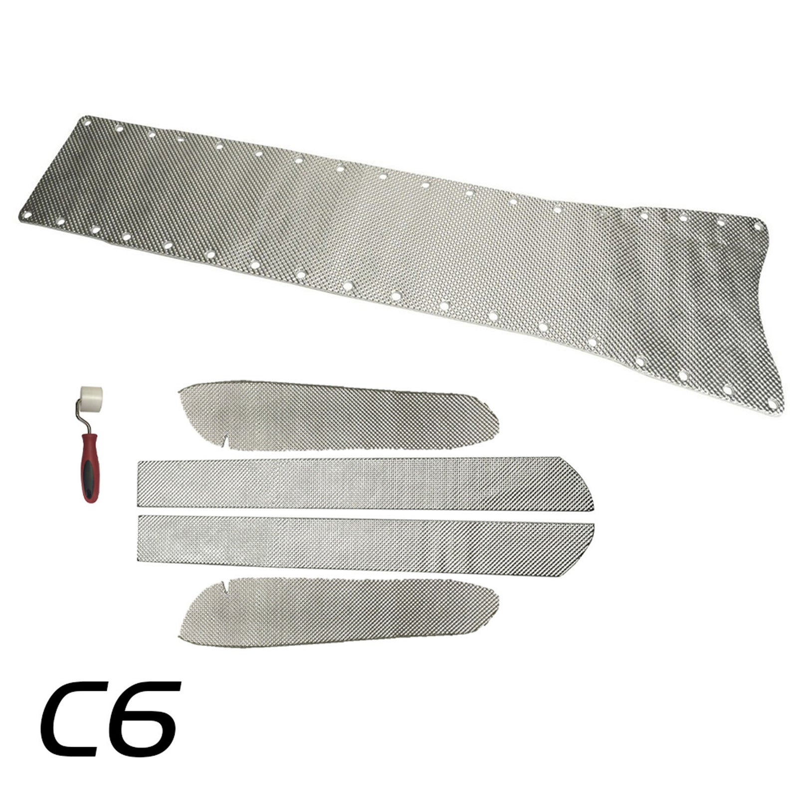 DEI Corvette C6 Trans. Tunnel Shield - 50532 for 2005-2013 Chevrolet Corvette - front view