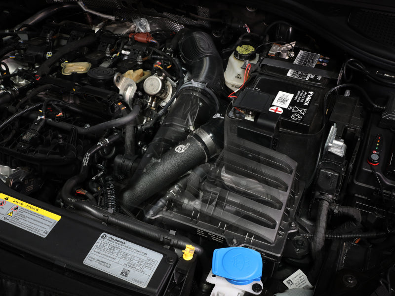 aFe Bladerunner 2.5in Aluminum Tube Hot Charge Pipe Black 2Volkswagen  22-23 GTI (MKVIII) L4-2.0L (t - 46-20608-B