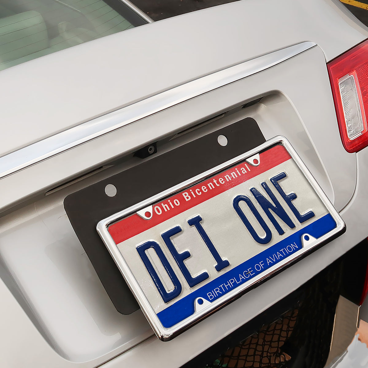 DEI License Plate Pad - 2 Pack - 50941 by DEI - front view