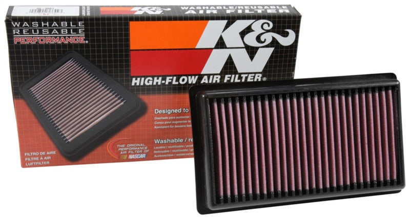 K&N 17-18 Kia Rio IV 1.0L Drop In Air Filter - 33-3081 by K&N Engineering - close-up
