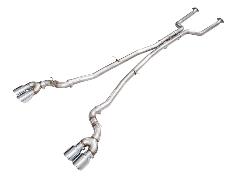 AWE BMW G90/G99 M5 Track Edition Catback Exhaust - Chrome Silver Tips - 3020-42790