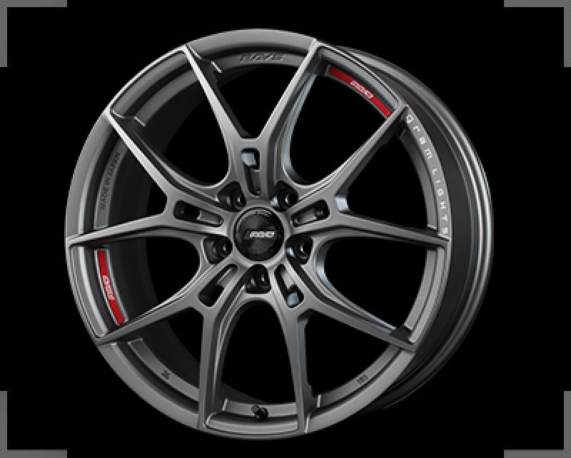 Gram Lights 57FXZ Overseas 19x9.5 +25 5-112 Matte Graphite w/Machining Wheel - WGFZ425MMG by Gram Lights