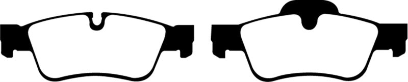 EBC 05-06 Mercedes-Benz G55 AMG 5.4 Supercharged Greenstuff Rear Brake Pads - DP61593 for 2005-2011 Mercedes Benz G Class - f
