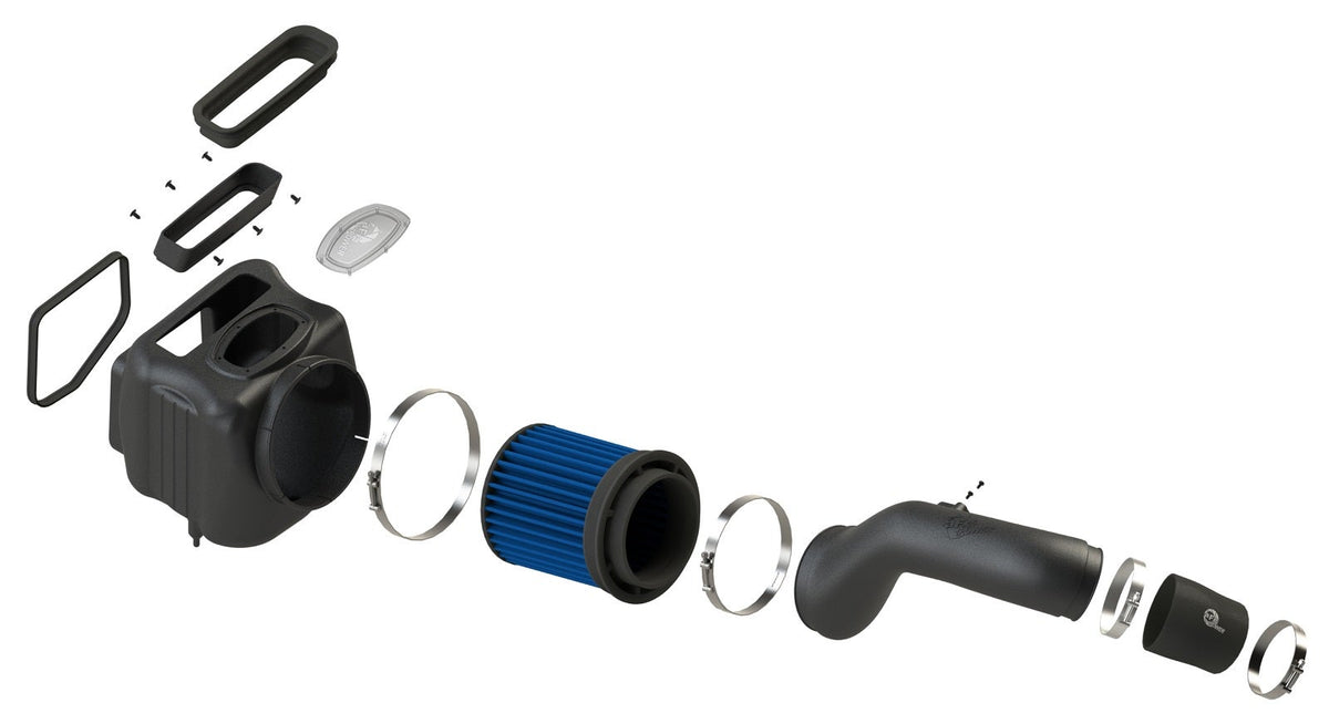 aFe Momentum HD Pro DRY S 2017 GM Diesel Trucks V8-6.6L Cold Air Intake System - 51-74008