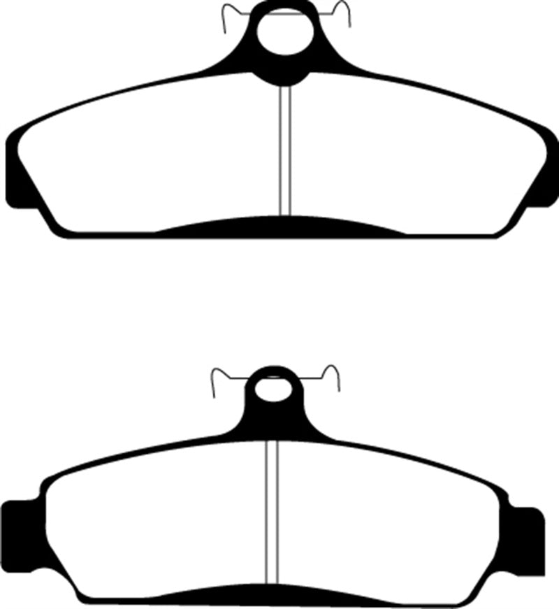 EBC 83-87 Chevrolet Corvette (C4) 5.7 Ultimax2 Front Brake Pads - UD294