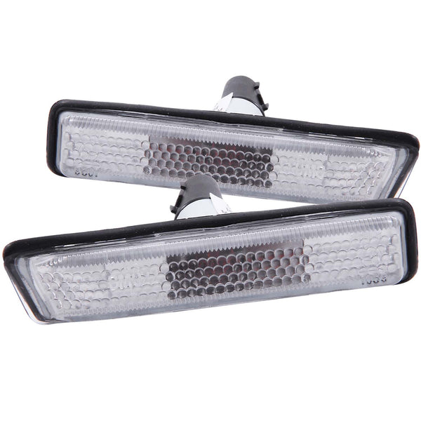 ANZO 1997-1998 BMW 3 Series Side Marker Lights Clear - 511023 for 1997-1998 BMW 3 Series - front view