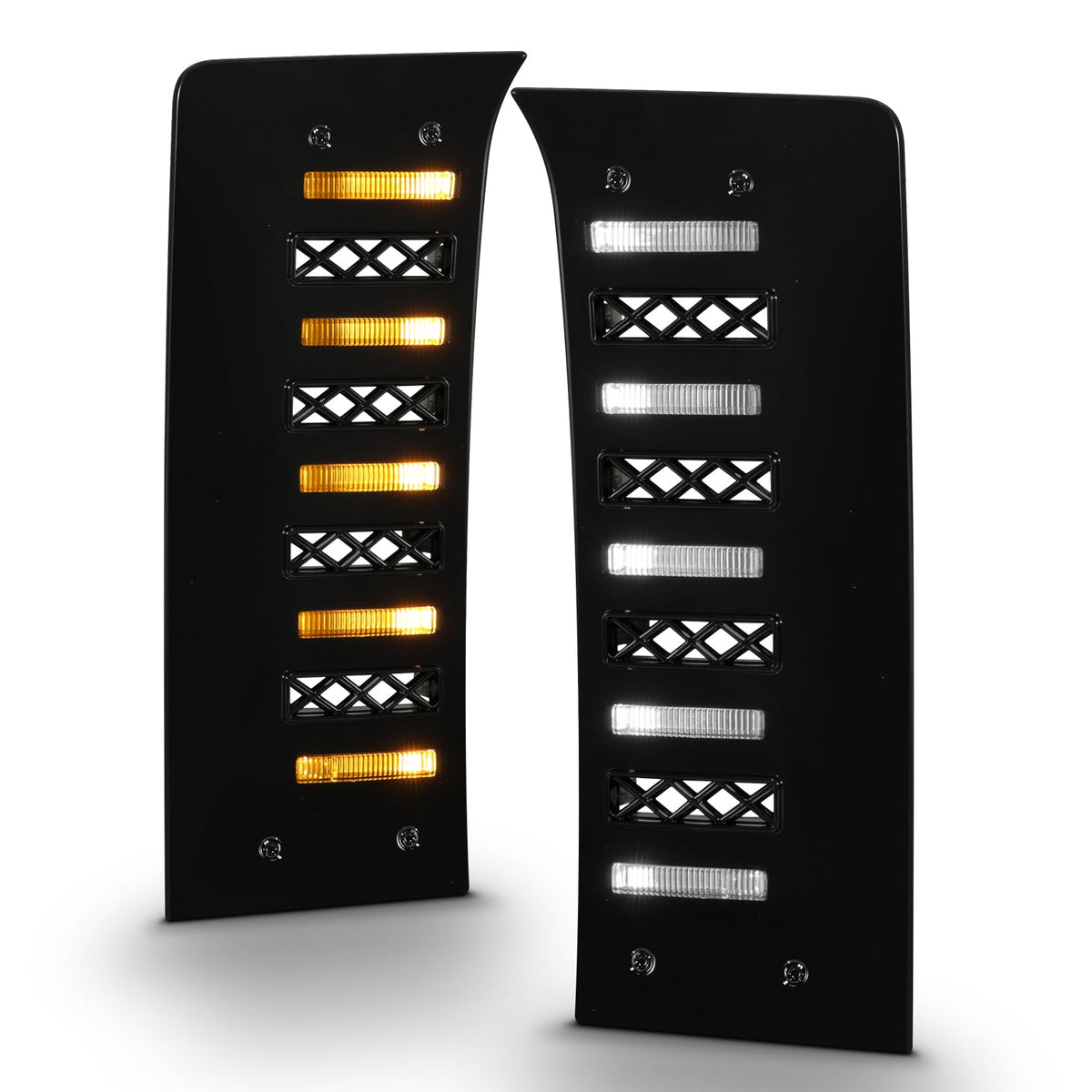 ANZO 22-24 Toyota Tundra (w/Factory LED Refl. & OE Bumper) Z-Series Full LED DRL Vent Lights - Pair - 511089X by ANZO