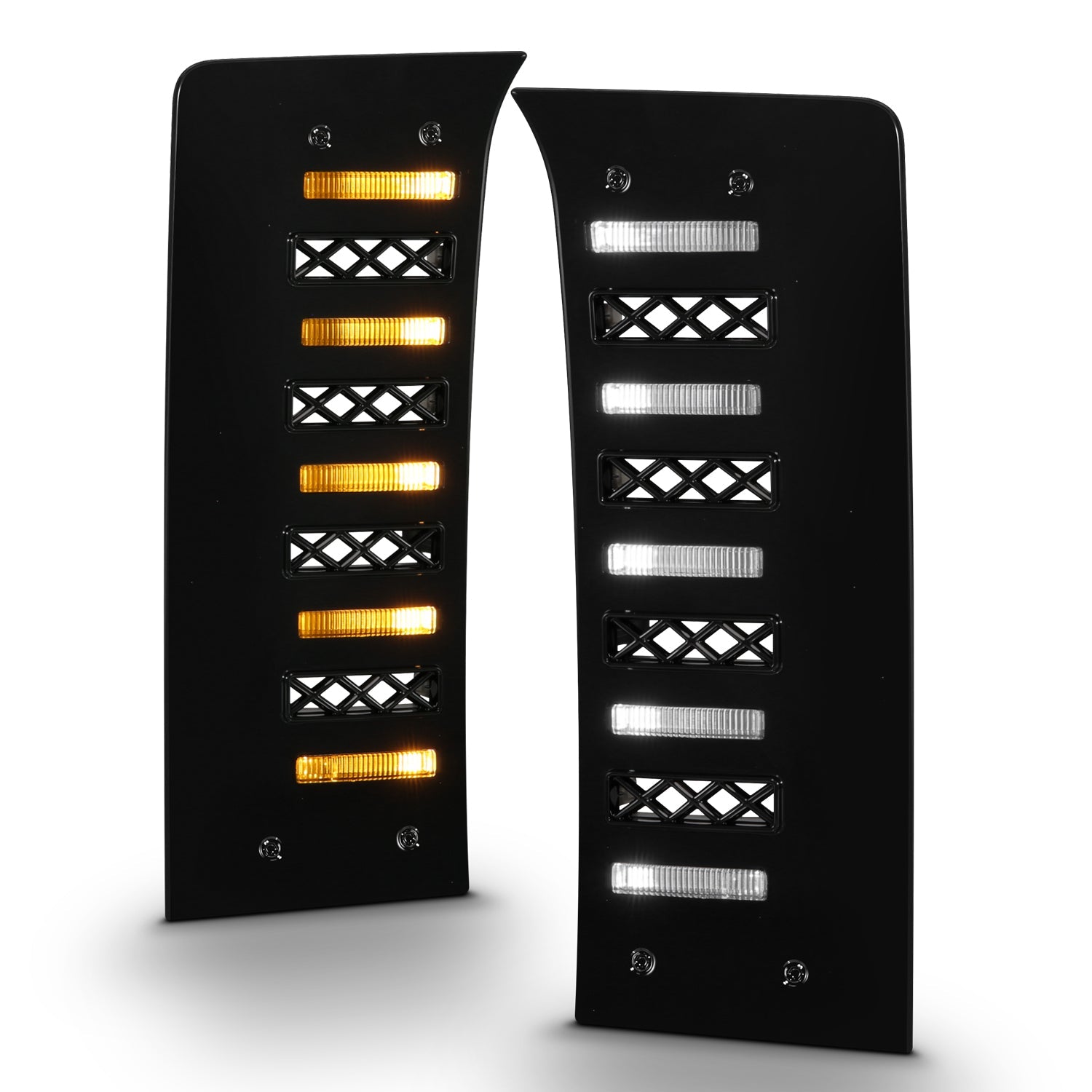 ANZO 22-24 Toyota Tundra (w/Factory LED Refl. & OE Bumper) Z-Series Full LED DRL Vent Lights - Pair - 511089X by ANZO