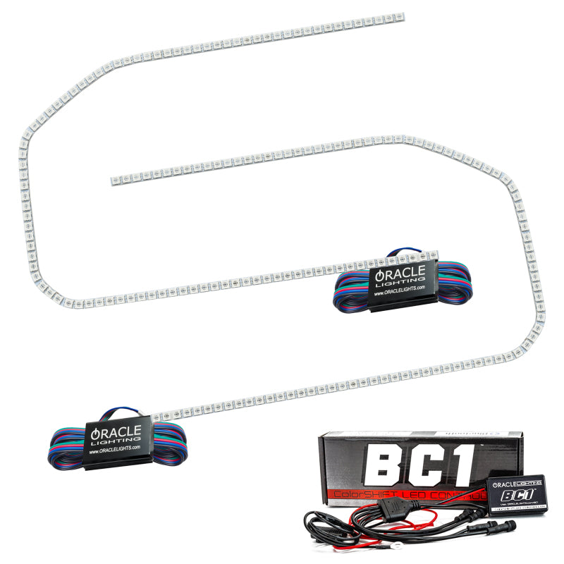 Oracle 16-18 GMC Sierra Headlight DRL Upgrade Kit - ColorSHIFT w/ BC1 Controller SEE WARRANTY - 1320-335