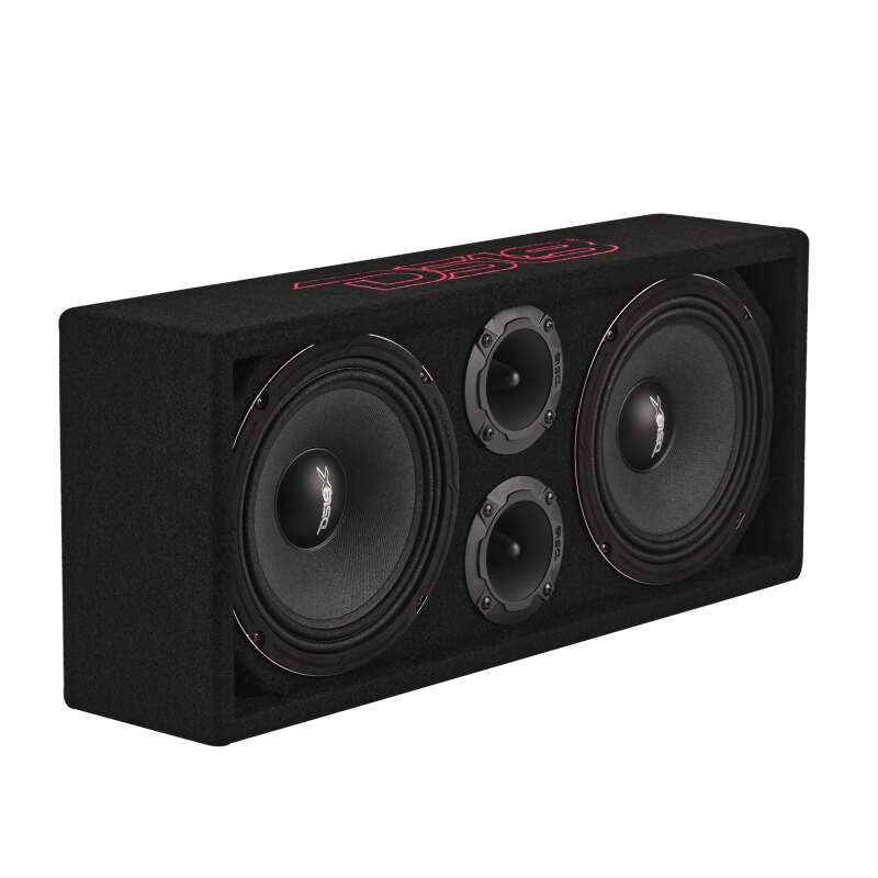 DS18 Ported Enclosure w/ PRO-X8M & PRO-TWX2/FRP-1.2K4 (Not Incl)/Cable/Terminal Incl- Black Carpet - VOC8LD-PK - additional view 1
