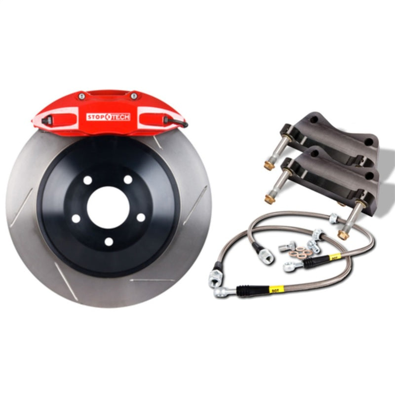 StopTech 84-89 Porsche 911 Level 1 Street Rear BBK w/ Anodized ST42 Calipers 290X24 Slotted Rotors - 82.782.00D1.A1