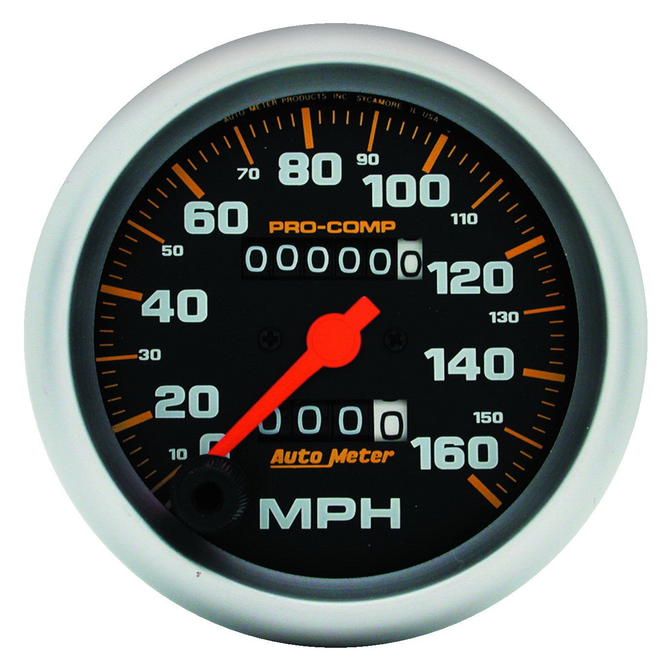 Autometer Pro-Comp Mechanical Speedometer 3 3/8in 160 mph Gauge - 5153