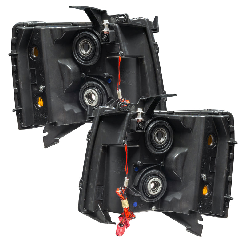 Oracle 07-13 Chevrolet Silverado SMD HL - Black - Round Style - White SEE WARRANTY - 7105-001