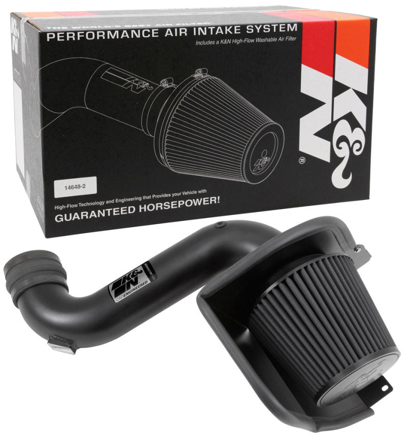K&amp;N 07-10 GMC Sierra 2500/3500 6.6L V8 Blackhawk Performance Intake Kit - 71-3066