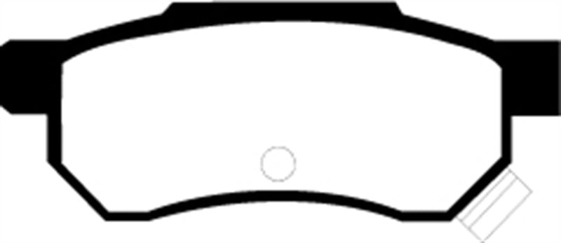 EBC 92-94 Acura Integra 1.7 Vtec Ultimax2 Rear Brake Pads - UD374 for 1988-2001 Honda Civic - detail view
