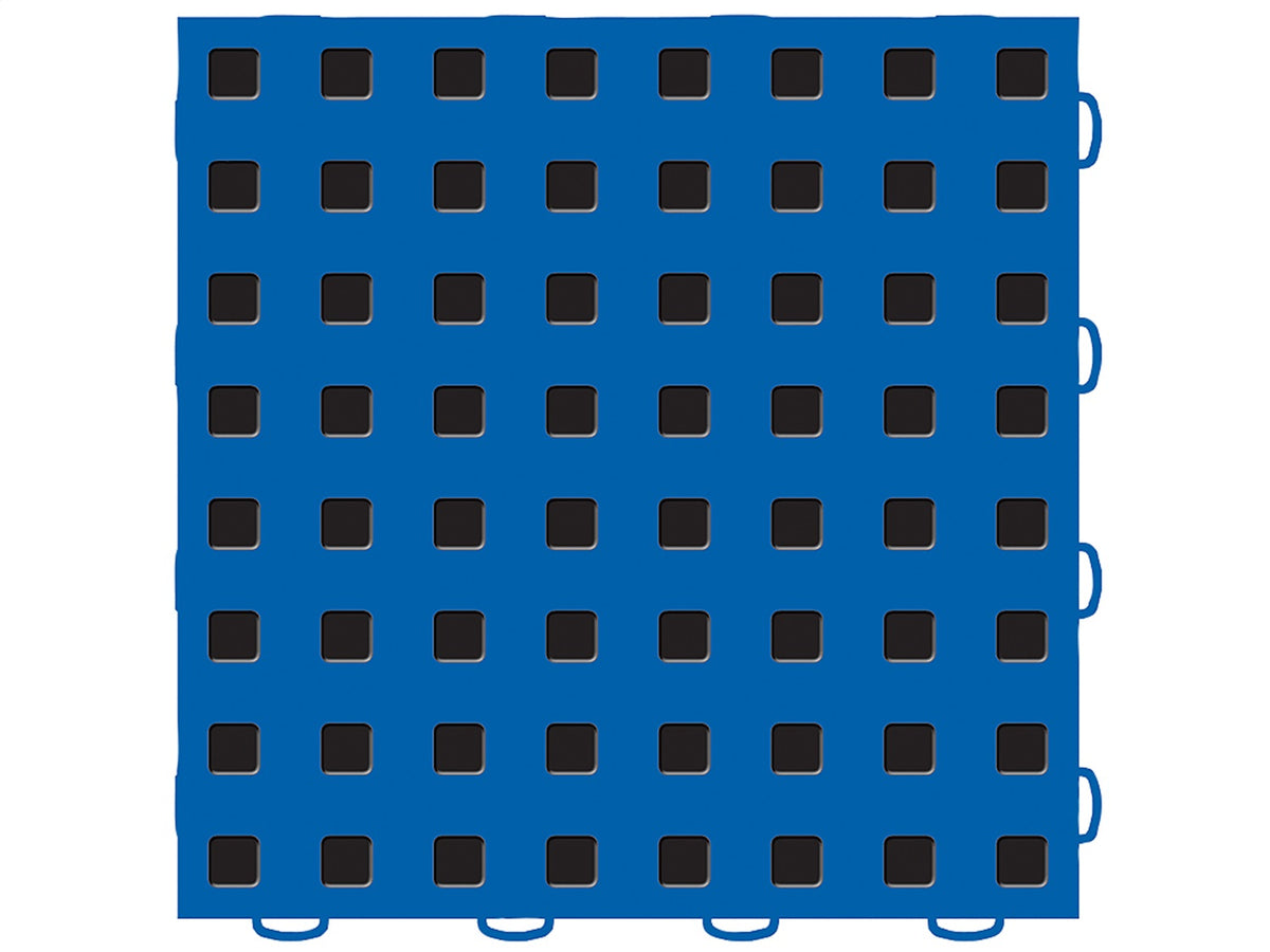 Weathertech - WeatherTech® TechFloor™ - 12 in. x 12 in. Blue/Black - 51T1212 BL-BK