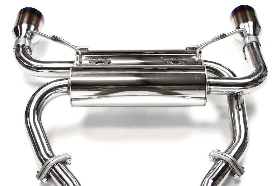 Invidia 07+ Infiniti G37 Coupe Gemini Single Layer Titanium Tip Cat-back Exhaust - HS07IG7GIT