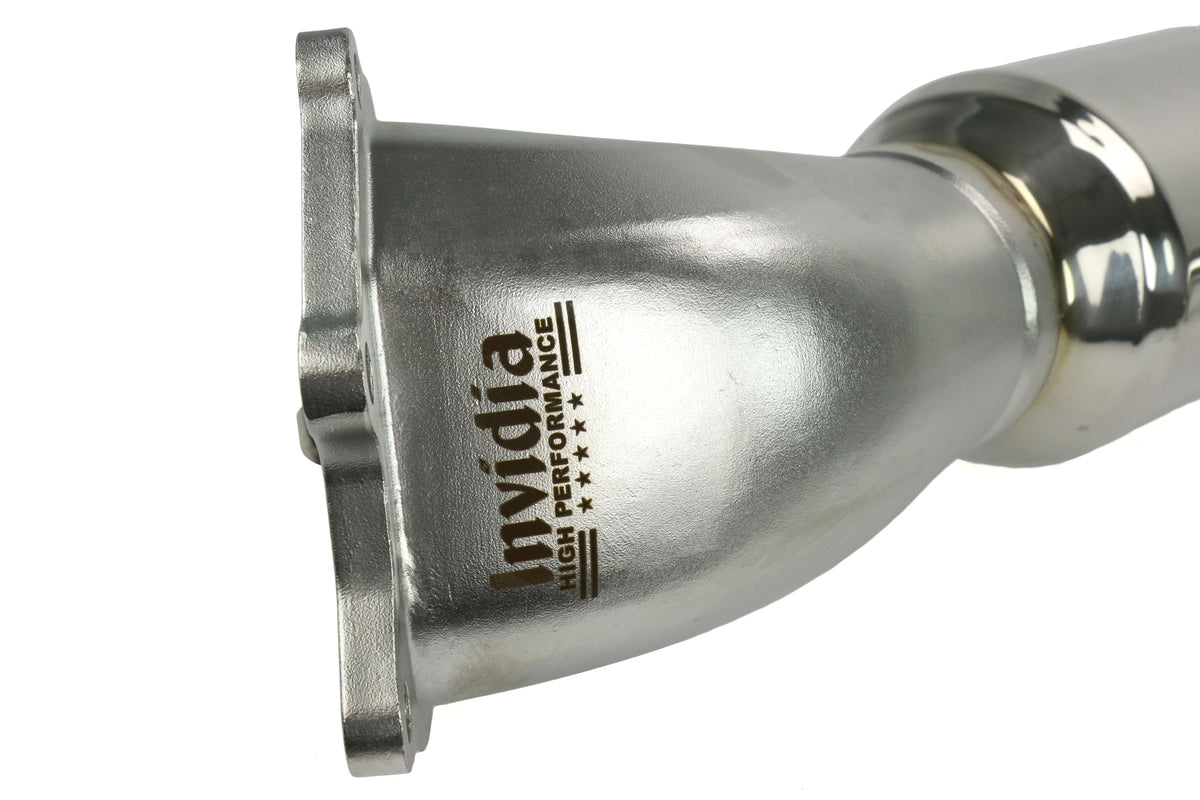 Invidia 05+ MT LGT / 08+ WRX/STi Polished Divorced Waste Gate Downpipe - HS08SW1DPC