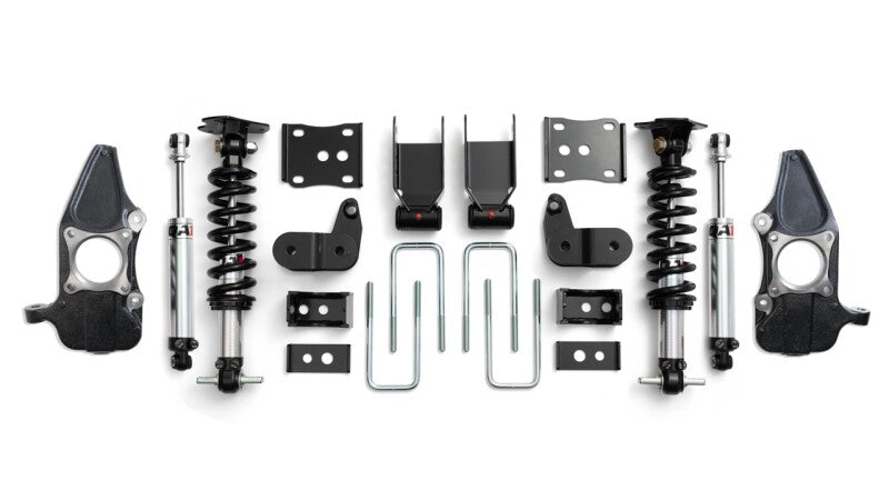 QA1 15-20 Ford F-150 4WD Lowering Kit w/ Spindles Double Adjustable 3.5in-5.5in - LK12-FF02