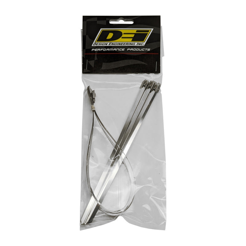 DEI Stainless Steel Locking Tie Eight 8in and Four 14in per pack - 10205