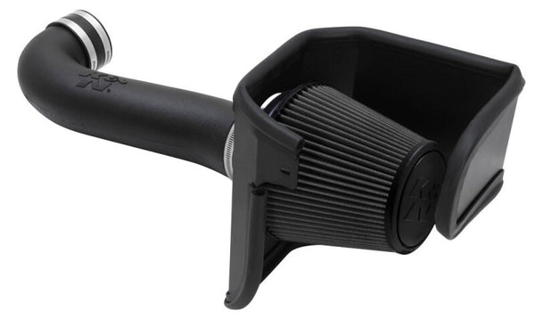 K&N 05-19 Dodge Magnum V8 5.7L/6.1L Dryflow Performance Air Intake System - 30-1542 for 2006-2023 Dodge Charger - front view