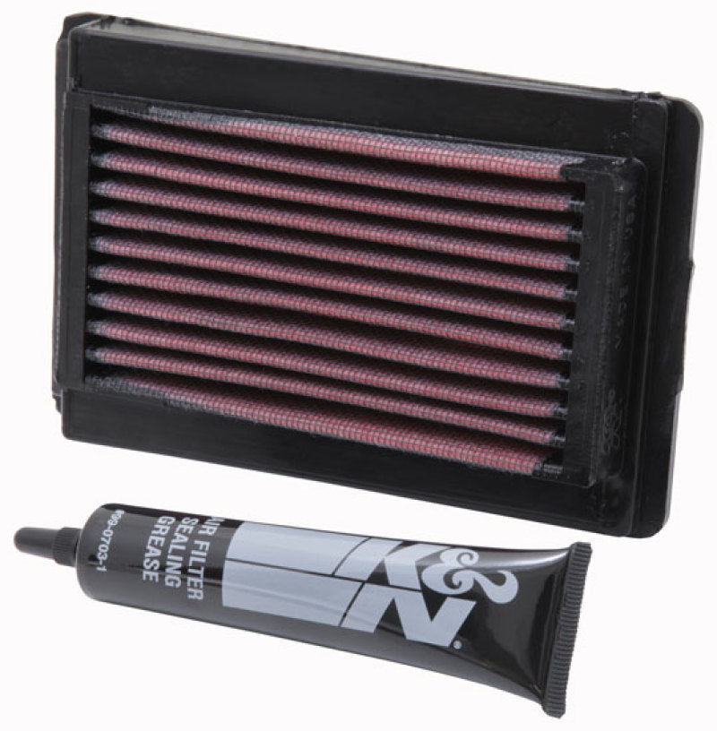 K&N 04-09 Yamaha XT660R/XT660X Super Replacement Air Filter - YA-6604 by K&N Engineering - front view