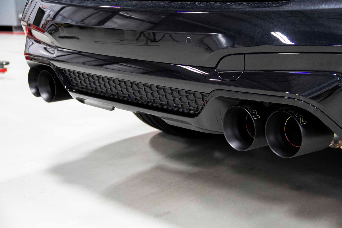 Dinan - Free Flow Axle-Back Exhaust - 2020-2025 BMW X3M/X4M - D660-0086-BLK