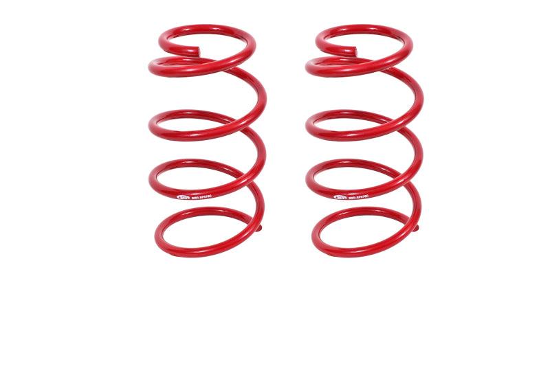 BMR 07-14 Shelby GT500 Front Drag Version Lowering Springs - Red - SP076R for 2007-2014 Ford Mustang - front view