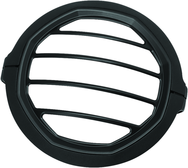 Kuryakyn Dillinger Headlight Trim 5-3/4 Black - 6688 - front view