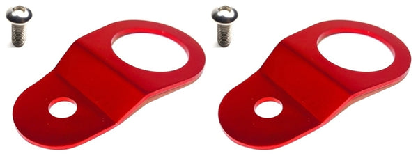 Torque Solution Radiator Mount Combo (RED) : Mitsubishi Evolution 7/8/9 - TS-EV-008C for 2005-2006 Mitsubishi Lancer