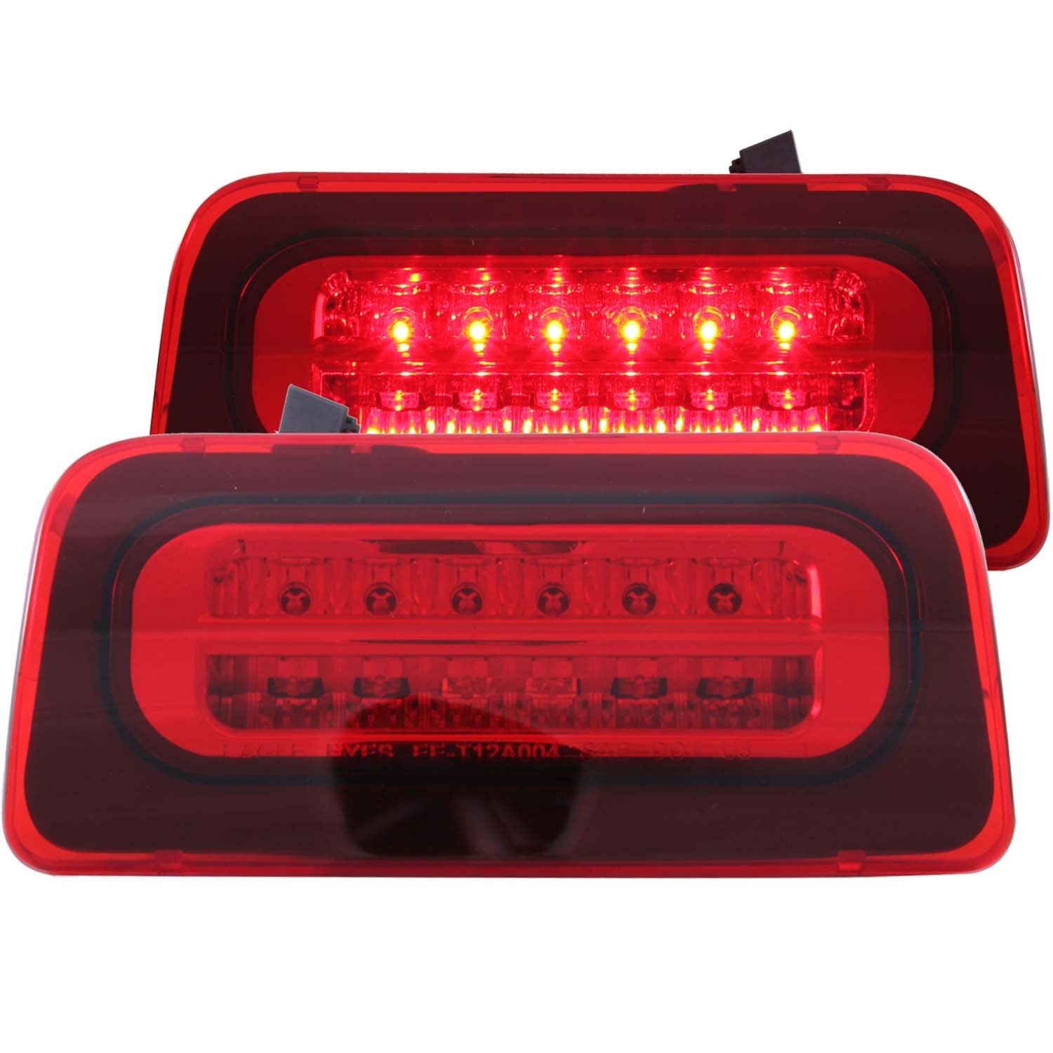 ANZO 1995-2005 Chevrolet S-10 LED 3rd Brake Light Red/Clear - 531020 for 1994-2004 Chevrolet S10 - front view