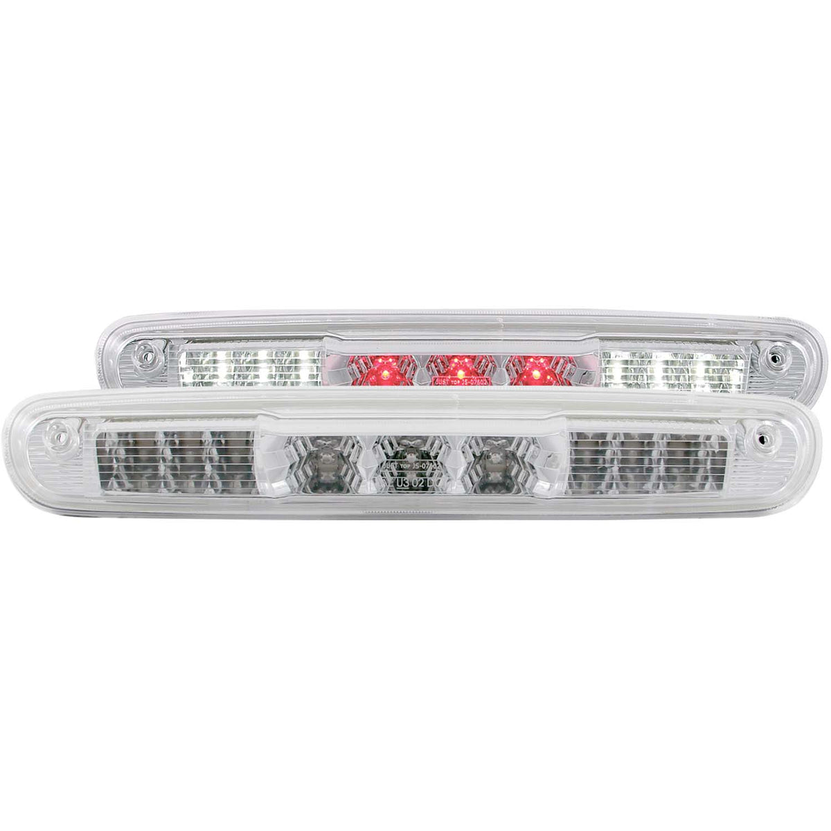 ANZO 2007-2013 Chevrolet Silverado 1500 LED 3rd Brake Light Chrome B - Series - 531066 for 2007-2014 Chevrolet Silverado 2500