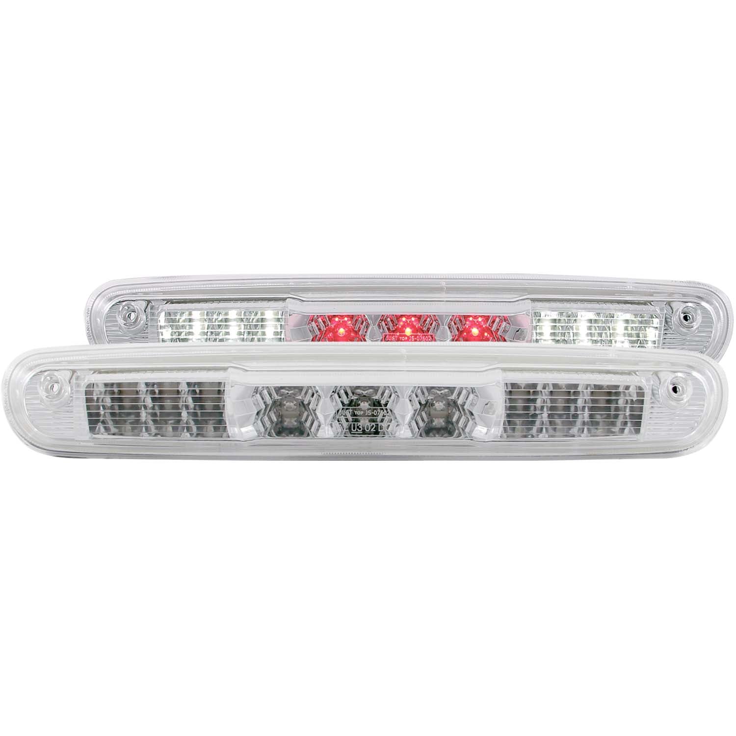 ANZO 2007-2013 Chevrolet Silverado 1500 LED 3rd Brake Light Chrome B - Series - 531066 for 2007-2014 Chevrolet Silverado 2500