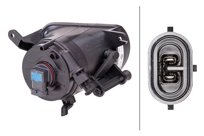 Hella 2010-2015 Audi Q7 Fog Light Front Left - 010327111