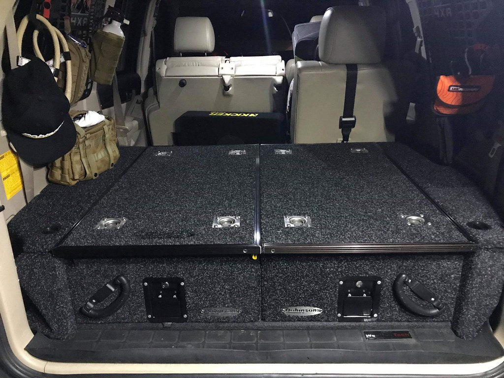Dobinsons - Dual Roller Rear Drawer System for Toyota 4th Gen 4runner Without Rear A/c with Fridge Slide - RDKIT4R4