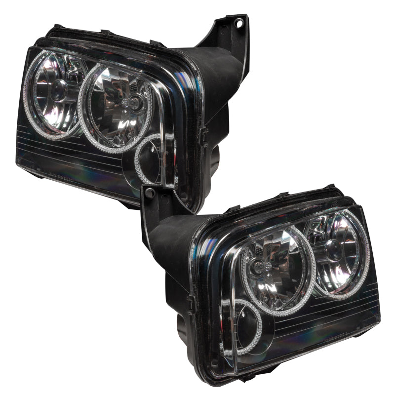Oracle 05-10 Dodge Charger SMD HL (Non-HID) - Triple Halo - ColorSHIFT SEE WARRANTY - 8197-330
