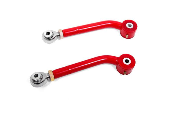 BMR 08-17 Challenger Upper Trailing Arms w/ Single Adj. Poly/Rod Ends - Red - UTA111R for 2008-2020 Dodge Challenger - front 