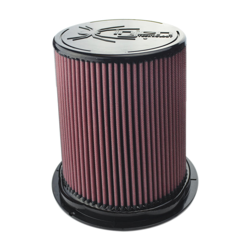 Injen 8-Layer Oiled Cotton Gauze Air Filter w/ Twist Lock - 5in ID / 9.3in Base / 8.5in H - X-1117-BR