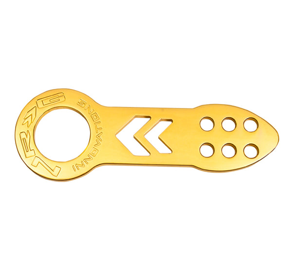 NRG Universal Front Tow Hook - Gold Dip - TOW-100GD - front view