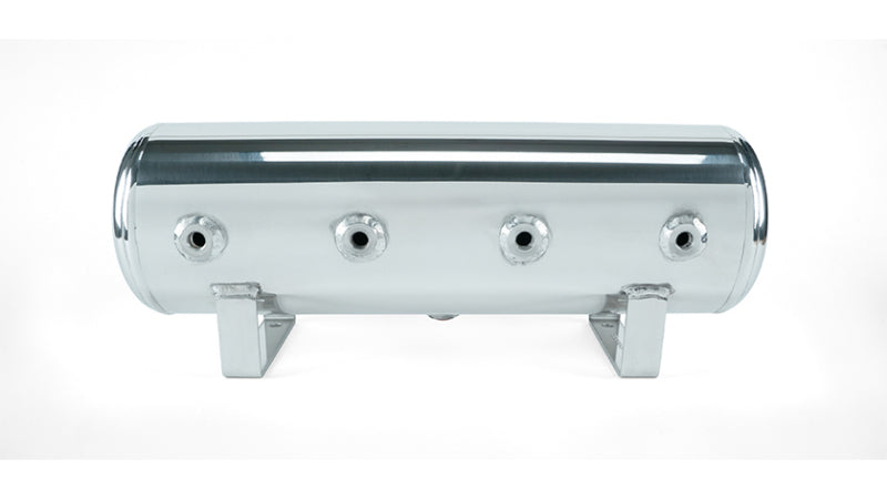 Air Lift 2.5 Gal. Polished Tank w/ Viair 444c Chrome Compressor (Incl. Fittings & Mounting Hardware) - 27801