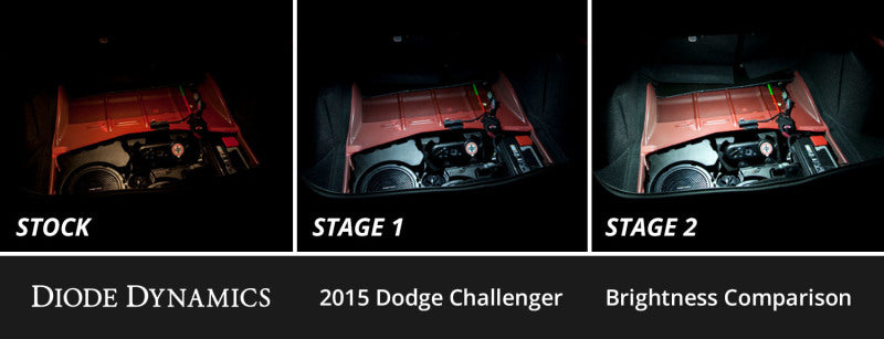 Diode Dynamics 15-23 Dodge Challenger Interior LED Kit Cool White Stage 2 - DD0626 by Diode Dynamics - detail view