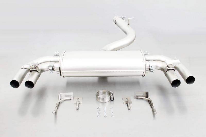 Remus 2013 Audi S3 Quattro 3 Door Axle Back Exhaust (Tail Pipes Req) - 046913 1500 by Remus