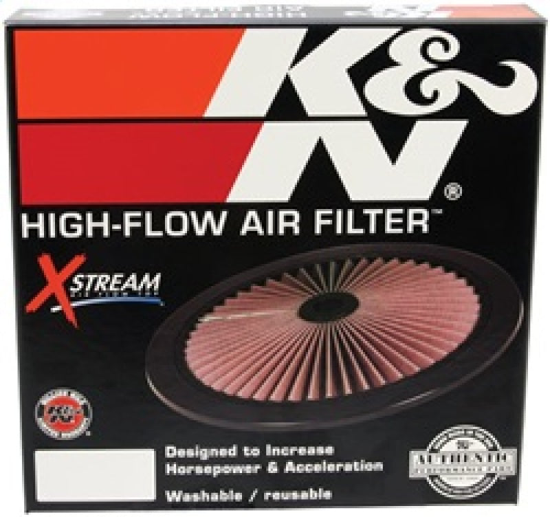 K&N X-Stream Top Round Lid 9 inch Outside Diameter - 66-0901