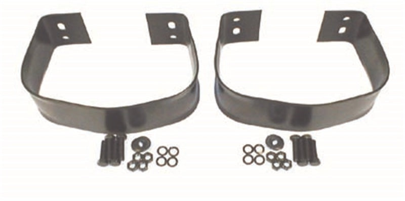 Omix Rear Bumperettes Black 76-95 CJ &amp; Wrangler YJ - 11215.01